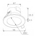 Downlight LED Redondo empotrar Blanco 7W IP44